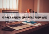 软件开发公司招聘（软件开发公司招聘骗局）