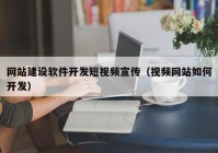 网站建设软件开发短视频宣传（视频网站如何开发）