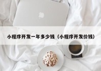 小程序开发一年多少钱（小程序开发价钱）